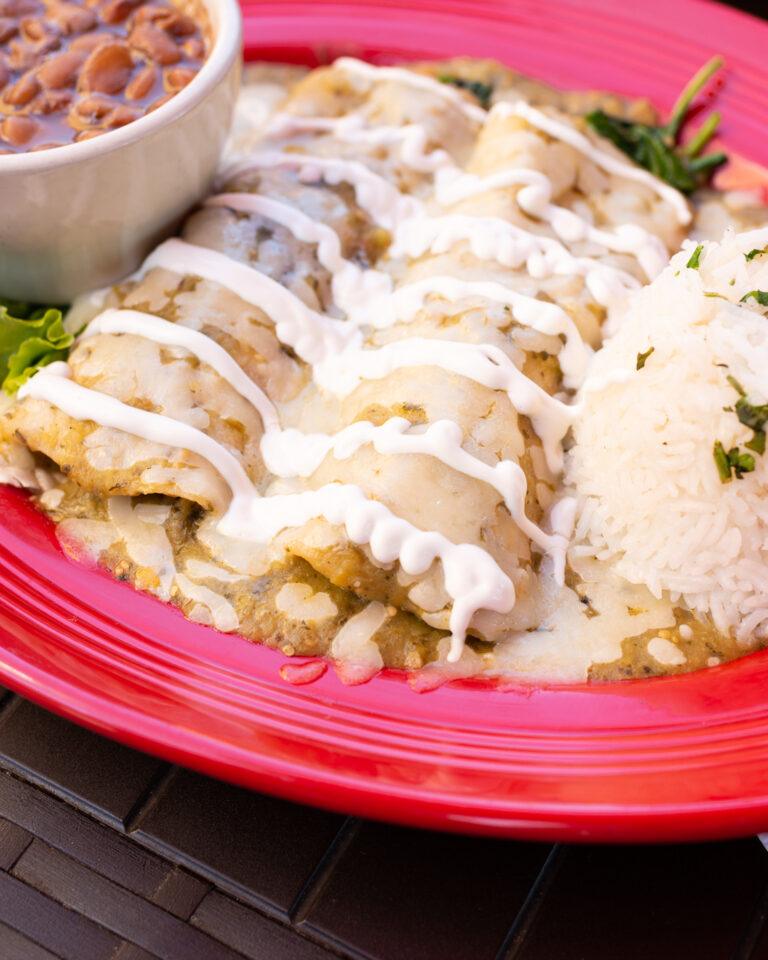 Enchiladas Espinaca